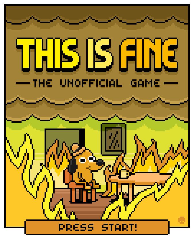 this is fine unofficial game